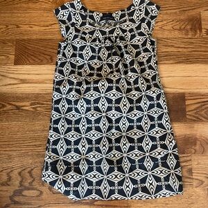 Anne Klein black and white dress